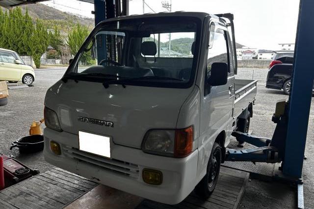 スバル　サンバートラック　エンジンオイル交換の画像